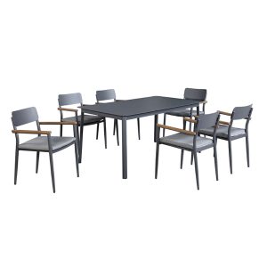 hotel furniture factory wholesale patio metal dining set